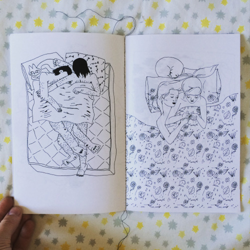 Sleepy babesAn illustration zine by Julien Audet and Lovestruck prints2015