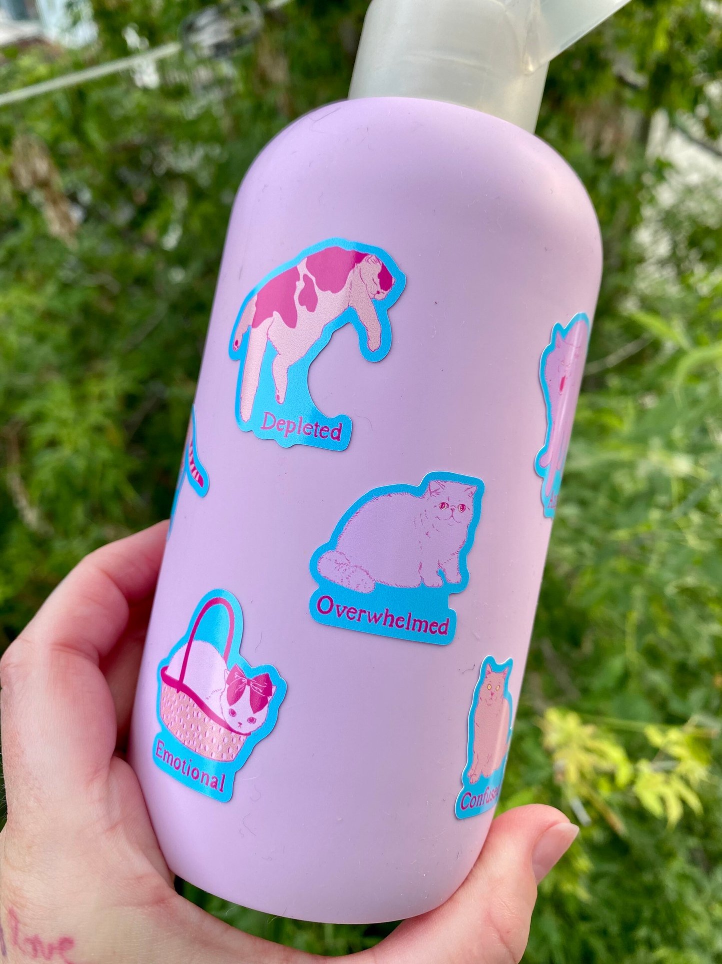 Moody Cats Vinyl Sticker Sheet